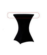 Stretch prt (samo kapica) ČRN za mizo COCKTAIL 80 ZOWN - 4719